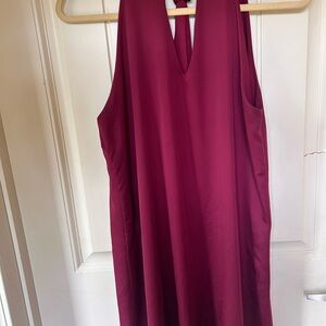 Tyche Red Sheath Halter Dress for Cocktail